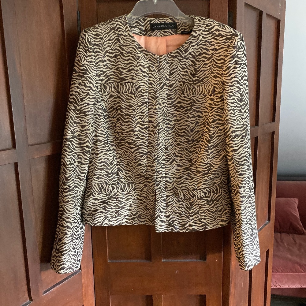 Dana Bachman Zebra blazer.